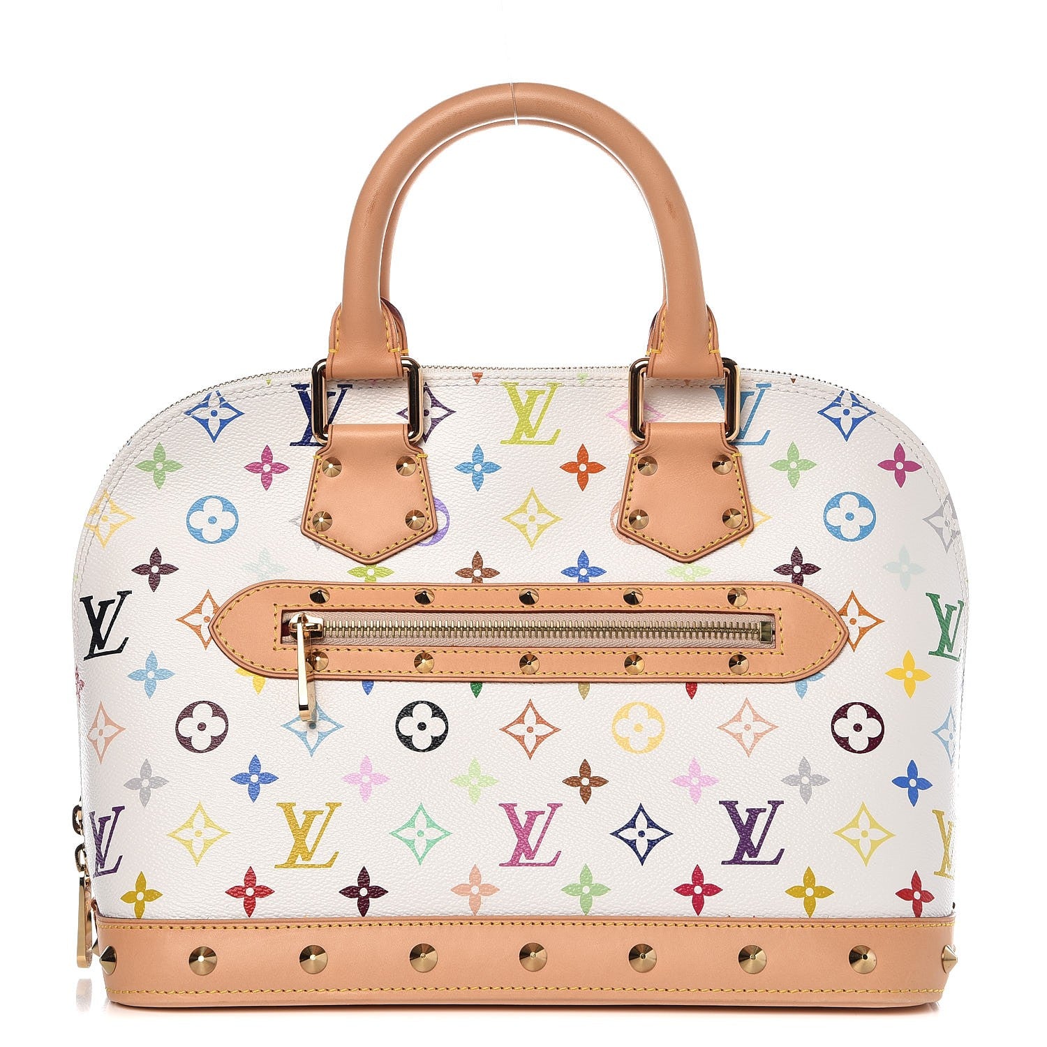 Louis Vuitton Monogram Multicolor Alma White 1 of 10