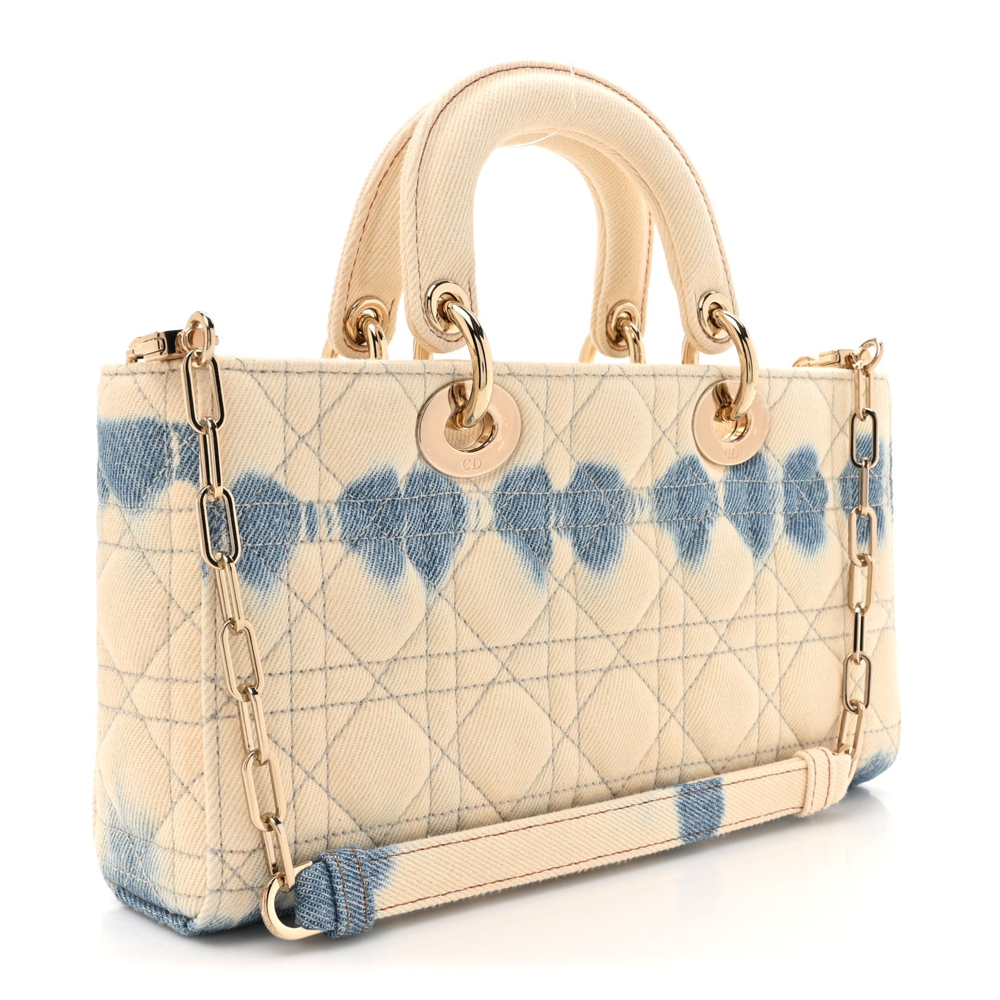 Denim Cannage Lady D-Joy White Blue