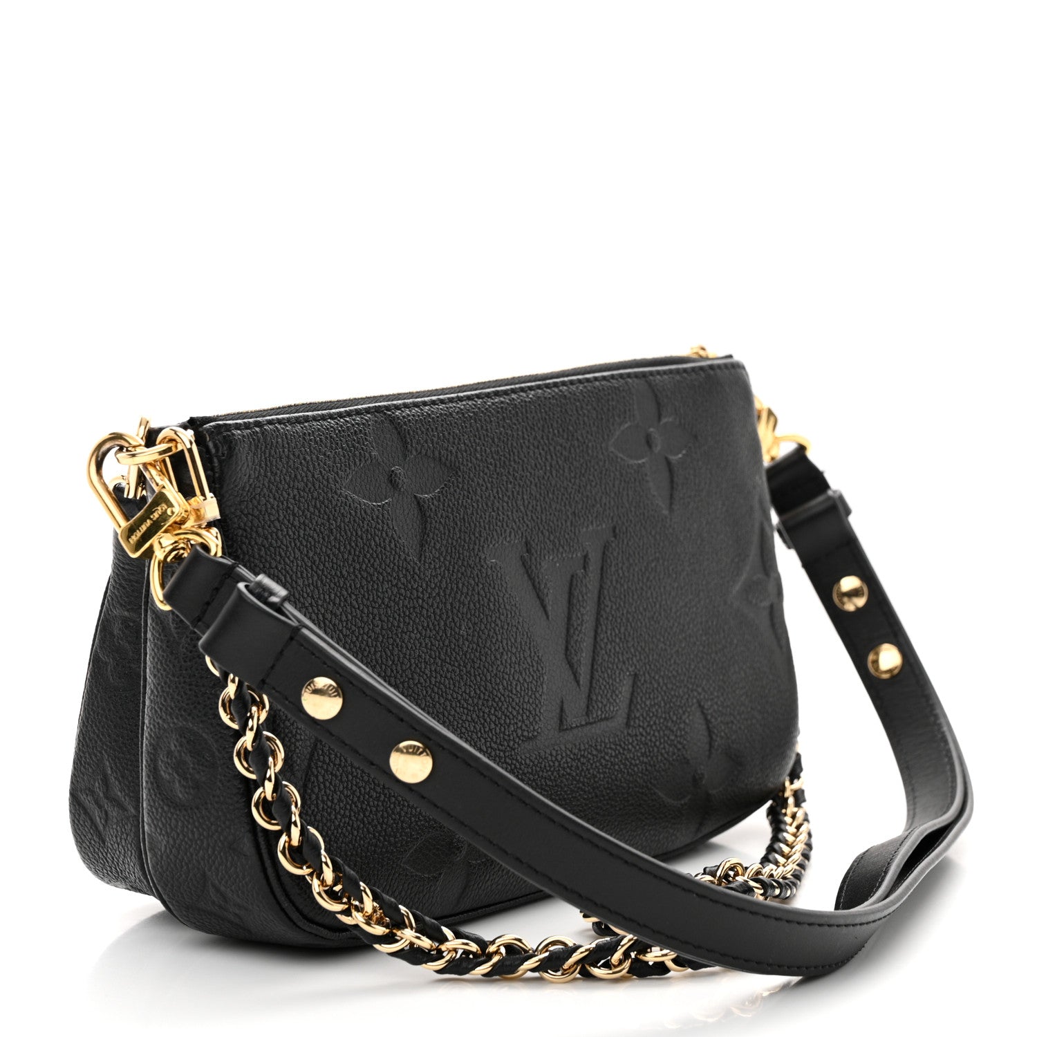 Louis Vuitton Empreinte Monogram Giant Multi Pochette Accessories Black 3 of 11