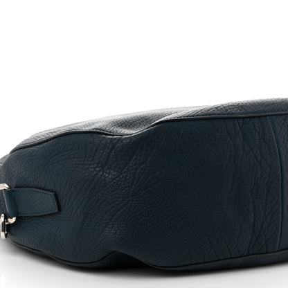Burberry Calfskin Medium Knight Bag Navy 8 of 9