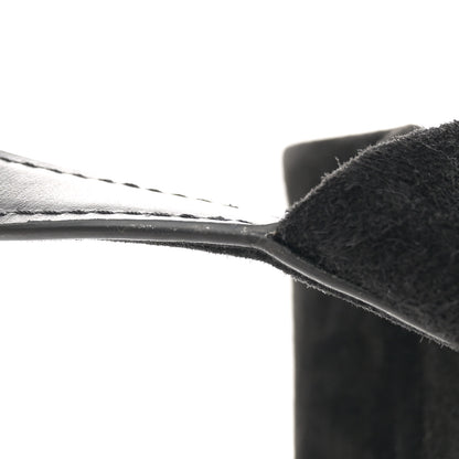 The Row Suede Calfskin Medium N/S Park Tote Black 11 of 12