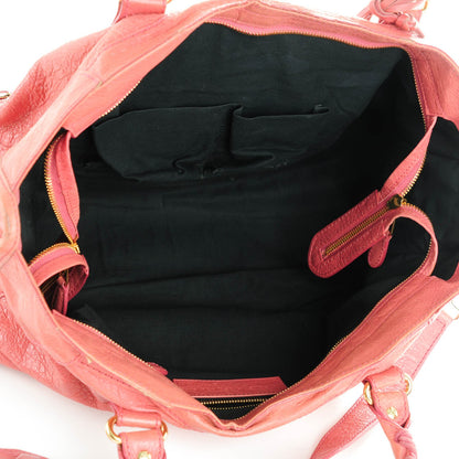 Balenciaga Agneau Giant 12 Gold Hardware Part Time Rose Bombon Raspberry 5 of 11