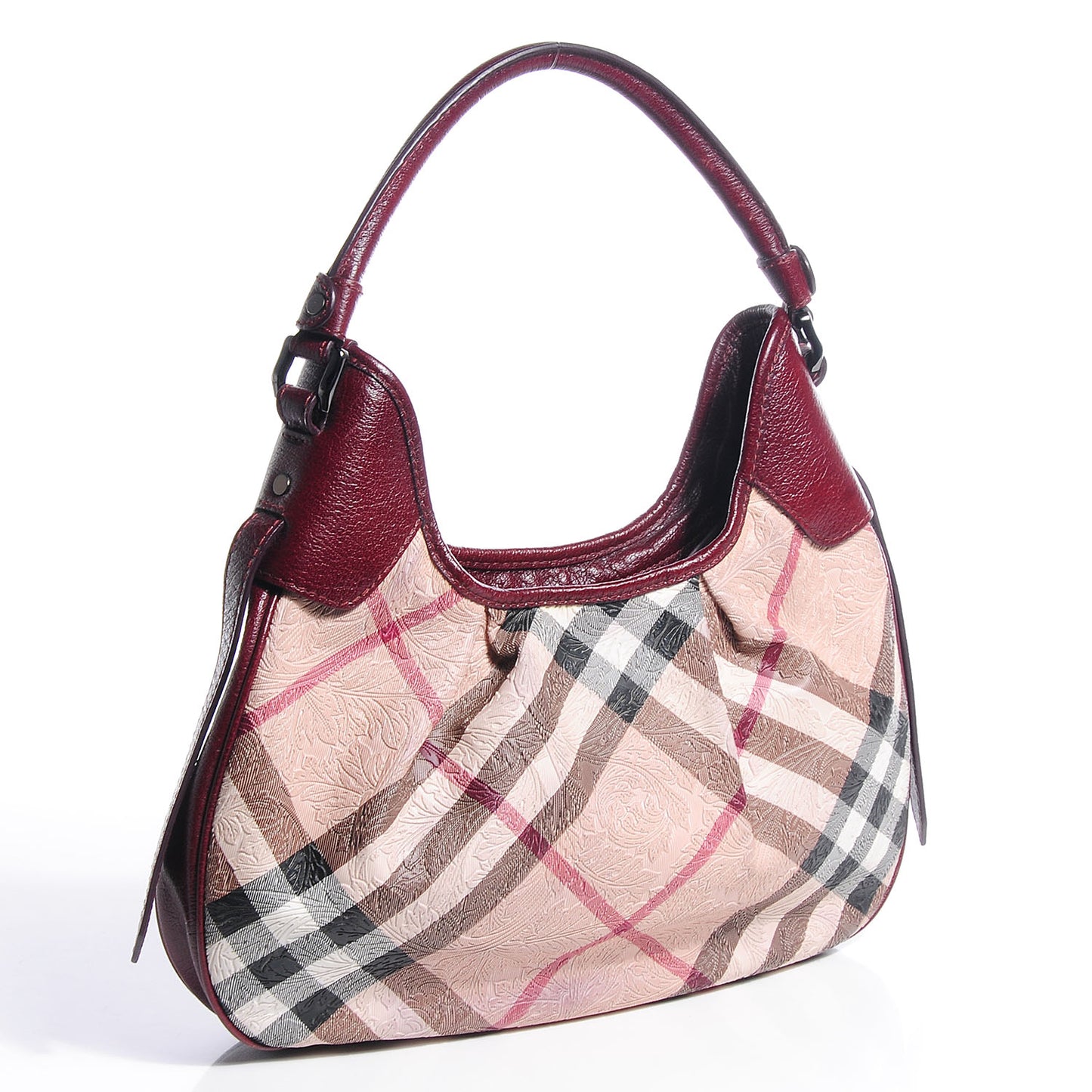 Nova Check Embossed Brooklyn Hobo