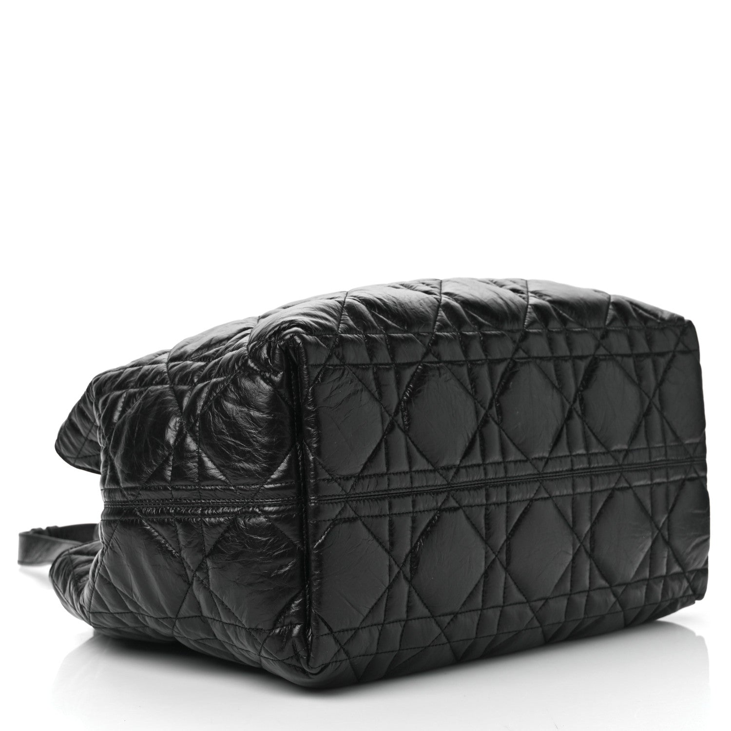 Christian Dior Crinkled Calfskin Macrocannage Large Toujours Black 5 of 11