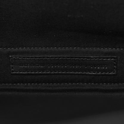 Balenciaga Cotton Canvas Calfskin M Navy Cabas Black White 6 of 10