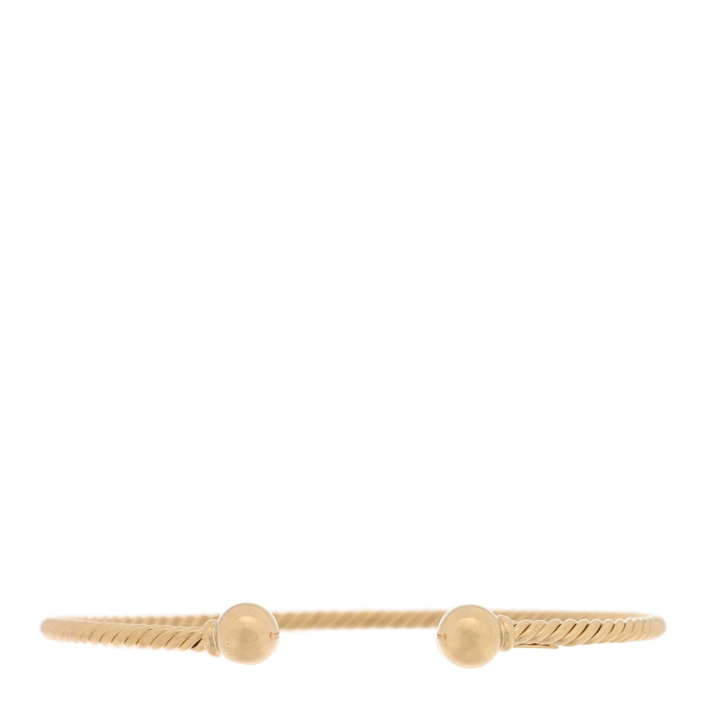 18K Yellow Gold 2.6mm Solari Cablespira Bracelet