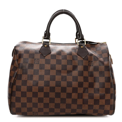 Louis Vuitton Damier Ebene Speedy 30 1 of 14