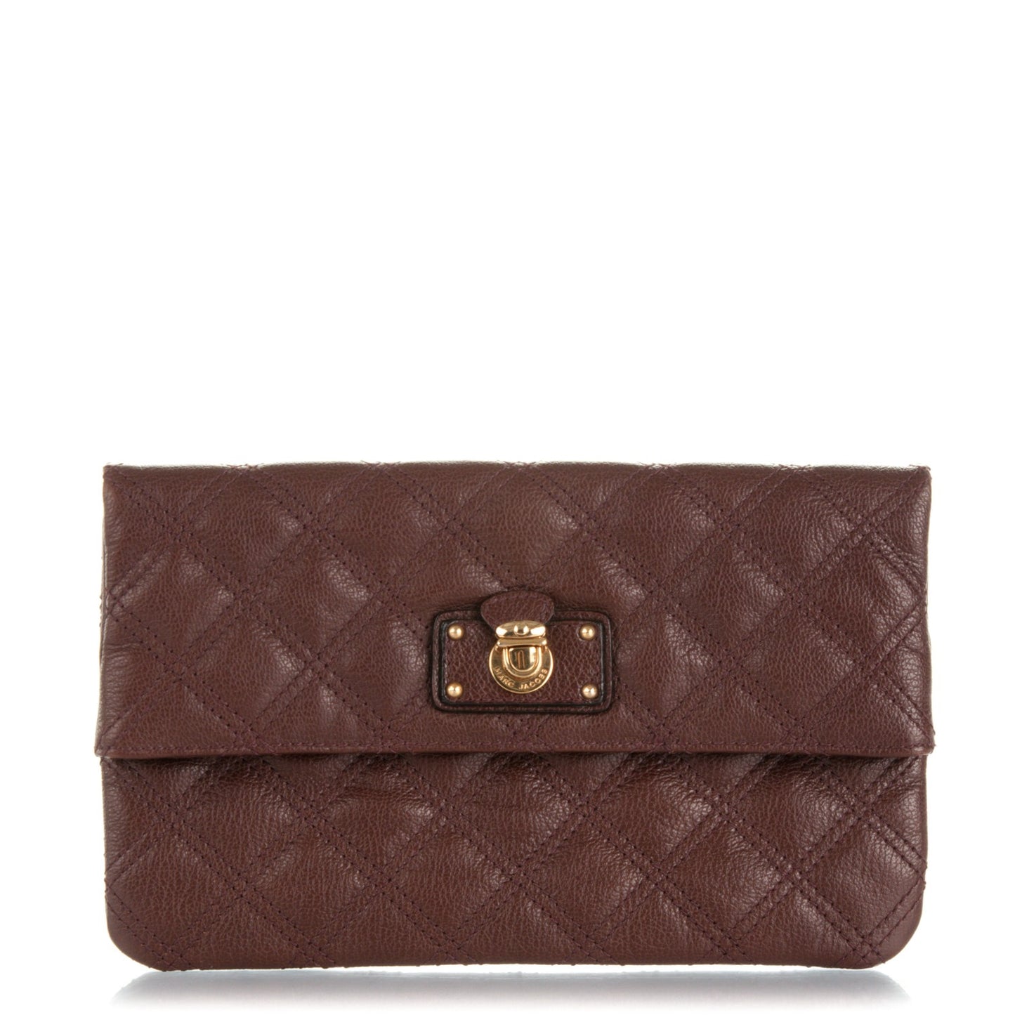 Quilted Eugenie Clutch Brown