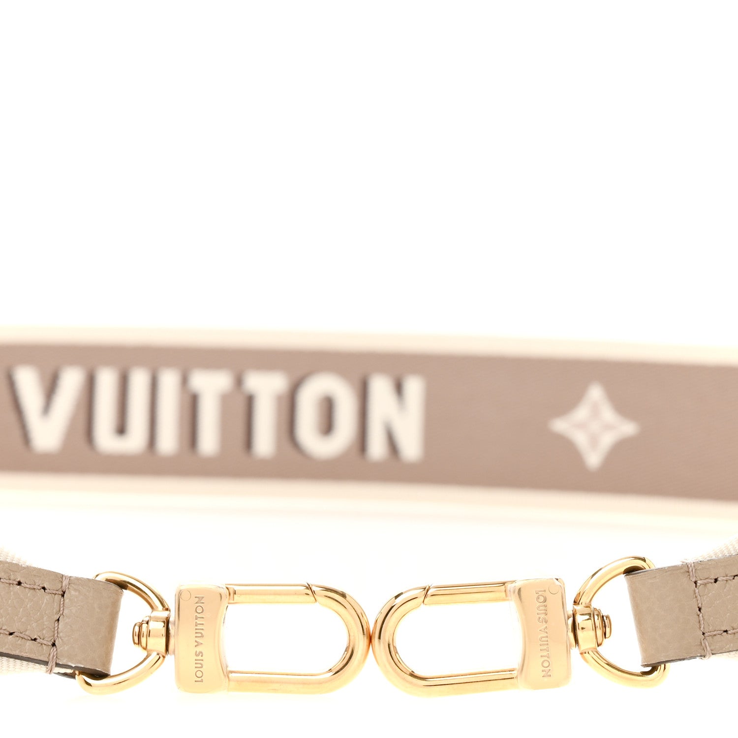 Louis Vuitton Jacquard Diane Shoulder Strap Tourterelle Creme 4 of 4