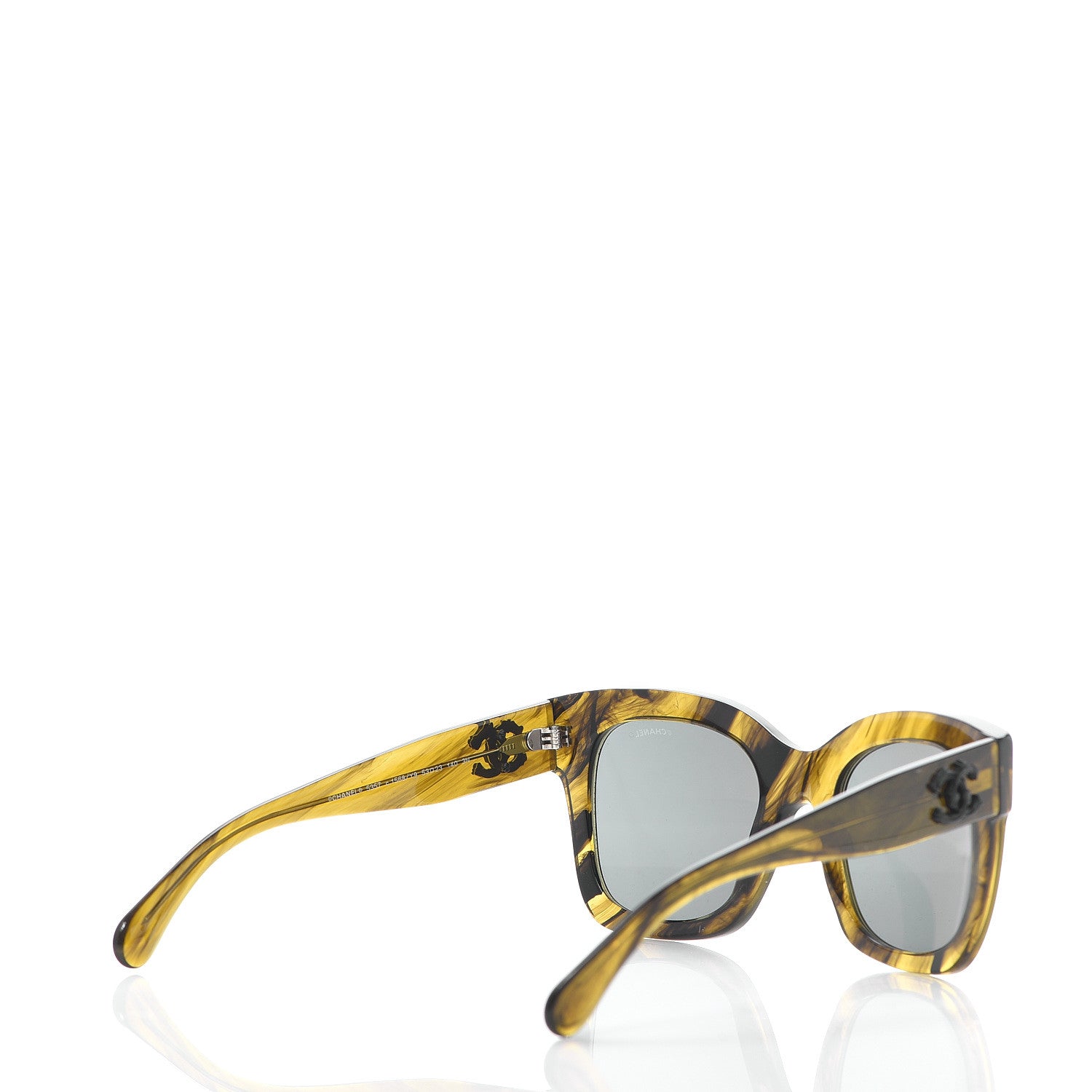 Chanel Mirror CC Sunglasses 5357 Yellow 4 of 7