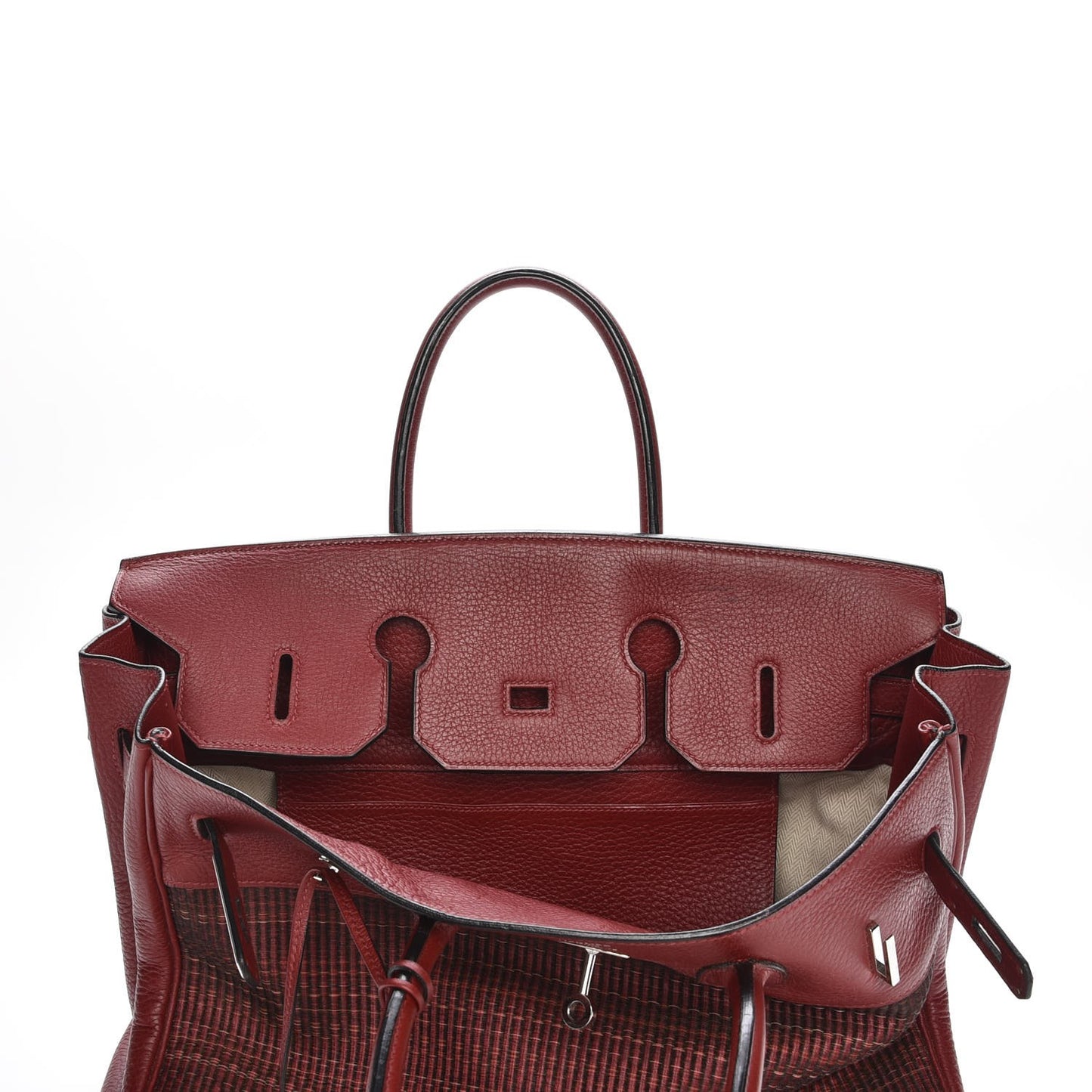 Taurillon Clemence Crinoline Birkin 35 Rouge H