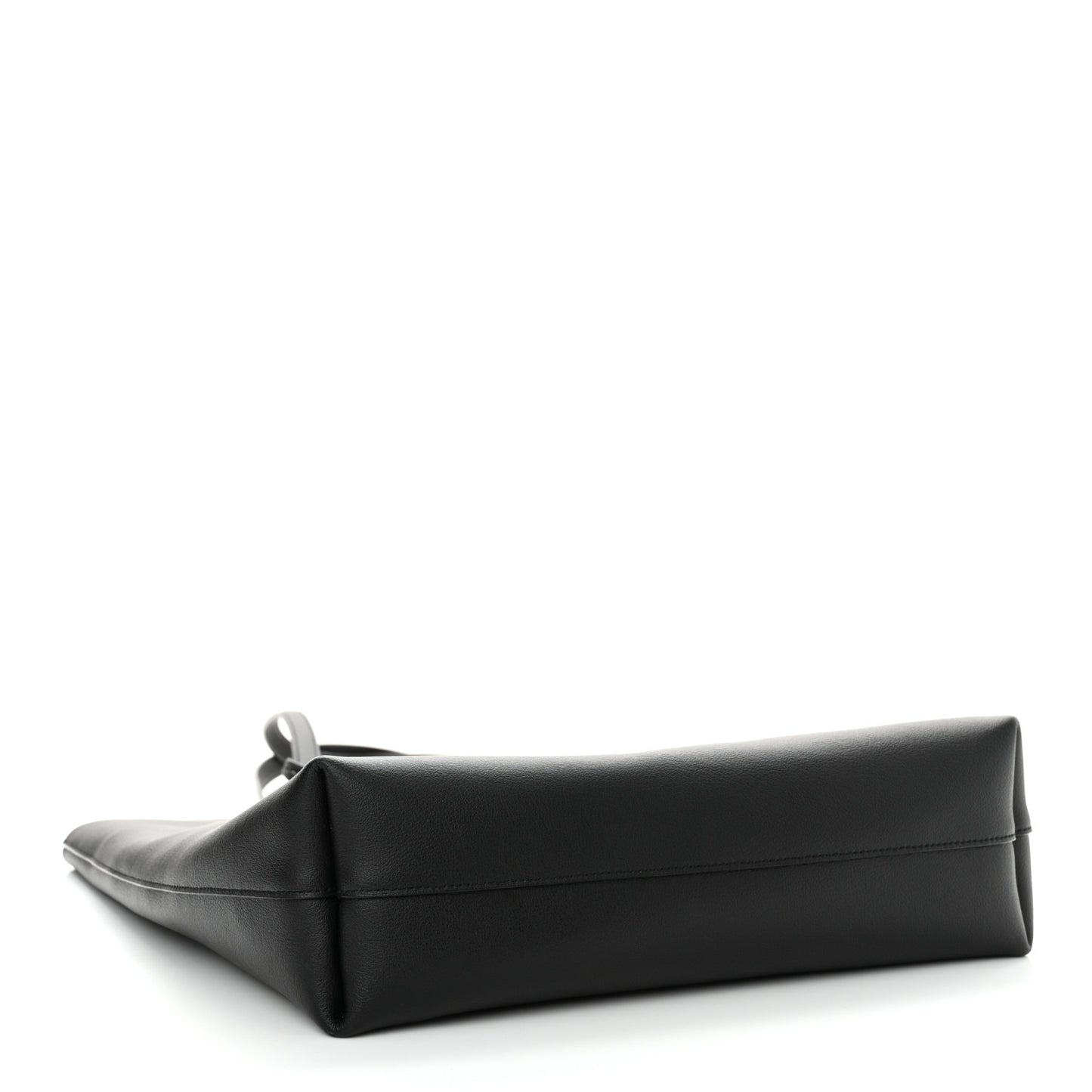 Calfskin North-South Shopping Tote Black