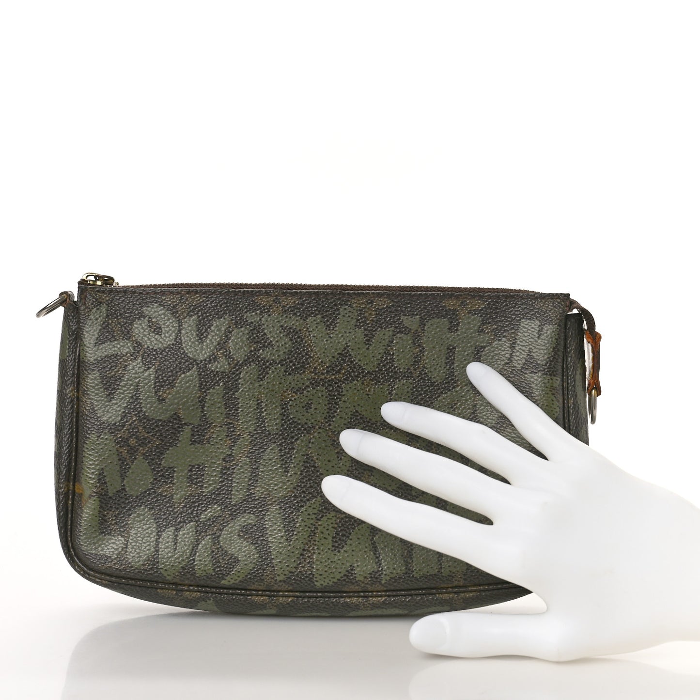 Monogram Graffiti Pochette Accessories Kaki