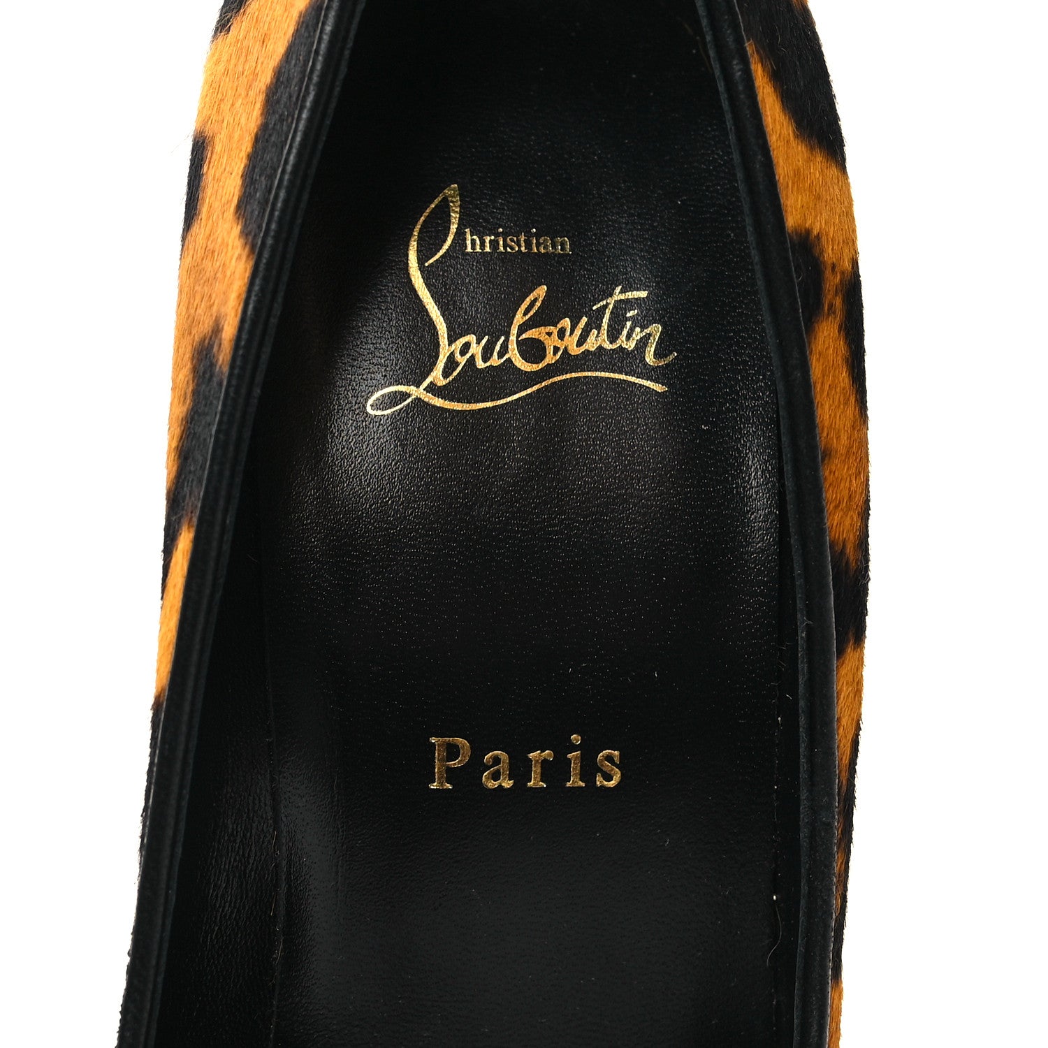 Christian Louboutin Calf Hair Leopard Kate 100 Pumps 39 Spicy 7 of 10
