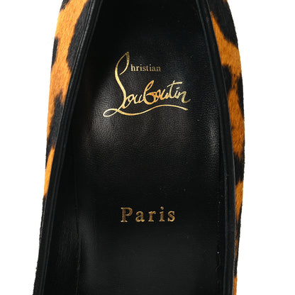 Christian Louboutin Calf Hair Leopard Kate 100 Pumps 39 Spicy 7 of 10