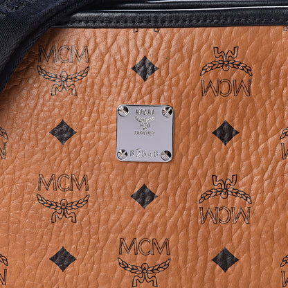 MCM Visetos Crossbody Messenger Cognac 10 of 10