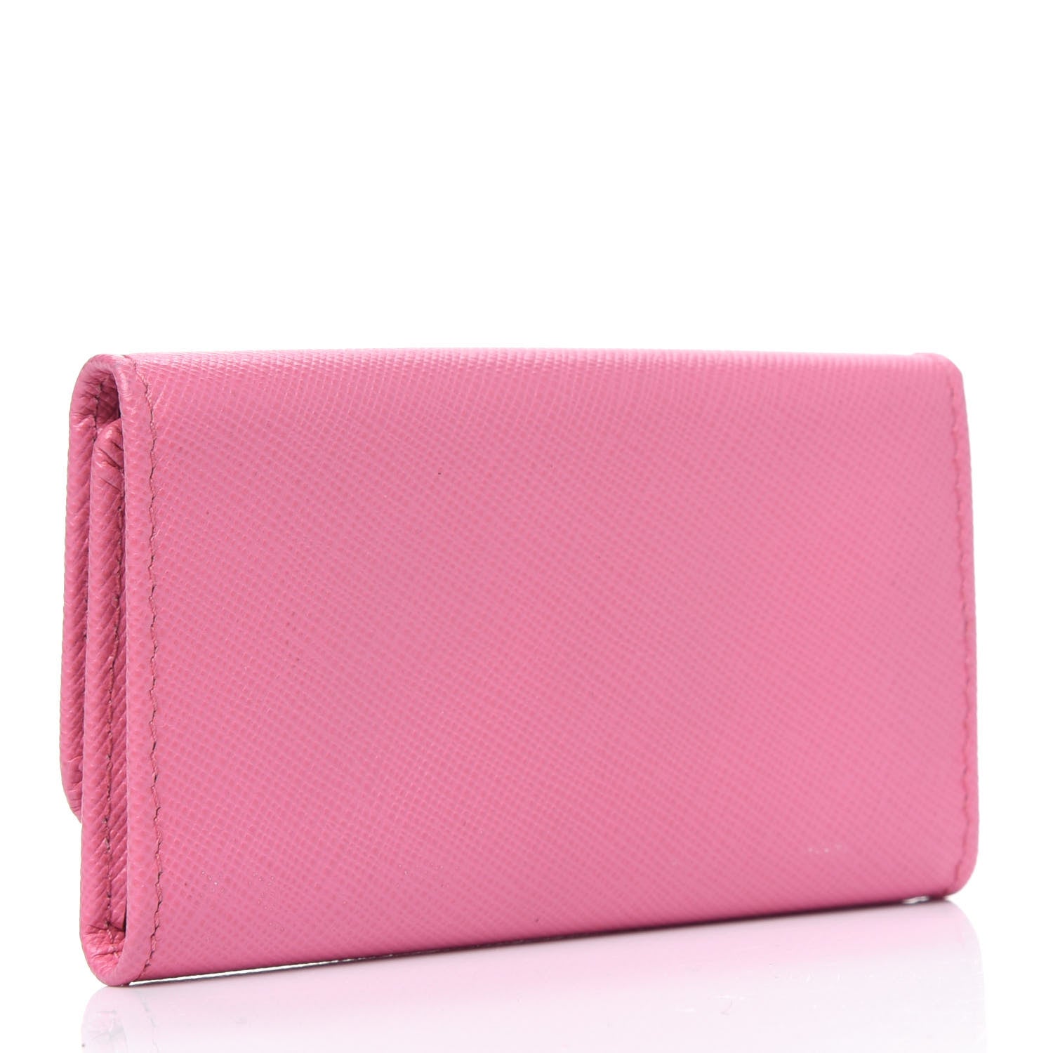 Prada Saffiano Metal 6 Key Holder Geranio 2 of 4