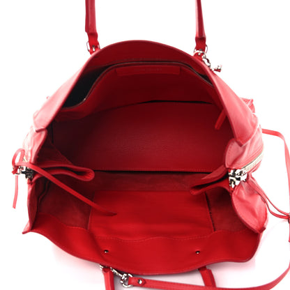 Balenciaga Veau Papier B4 Zip Around Tote Rouge Tango 5 of 11