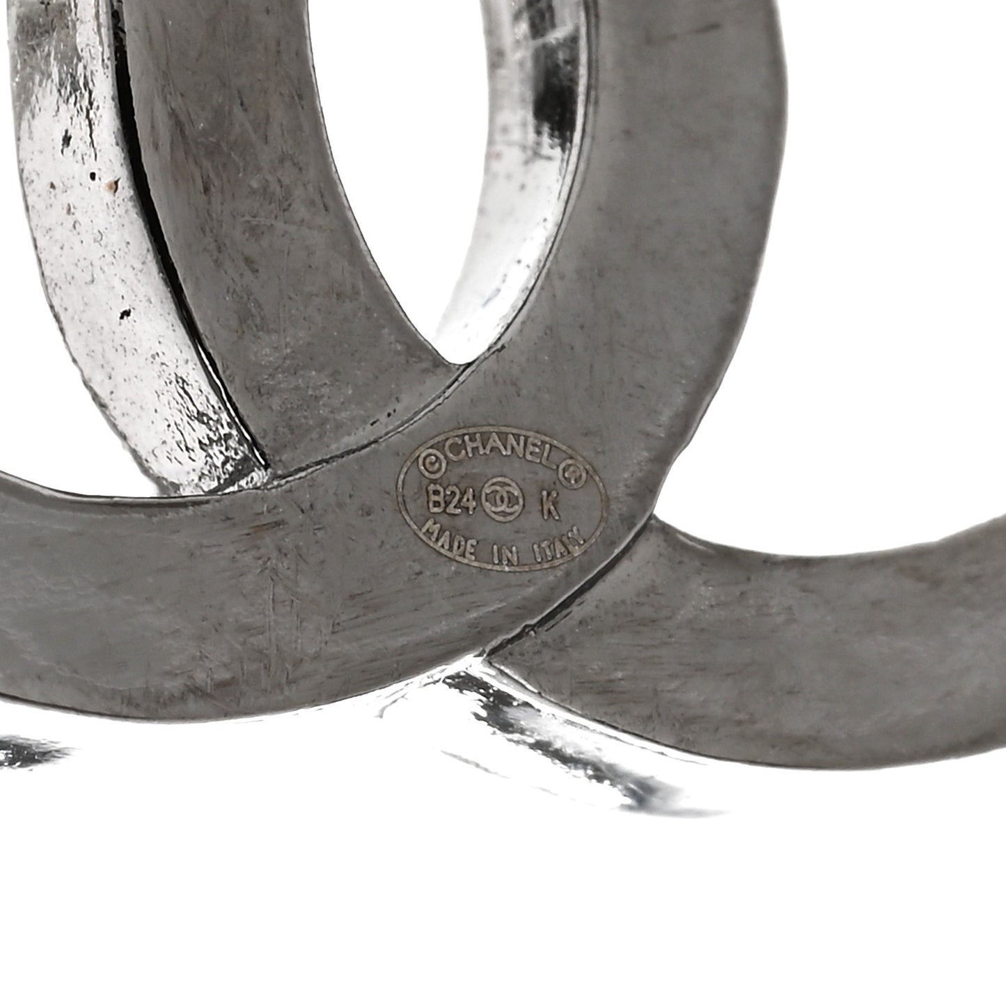 Ruthenium Crystal CC Earrings