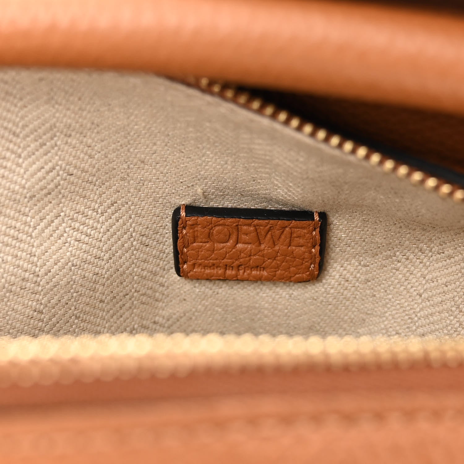 Loewe Calfskin Mini Puzzle Bag Tan 6 of 9