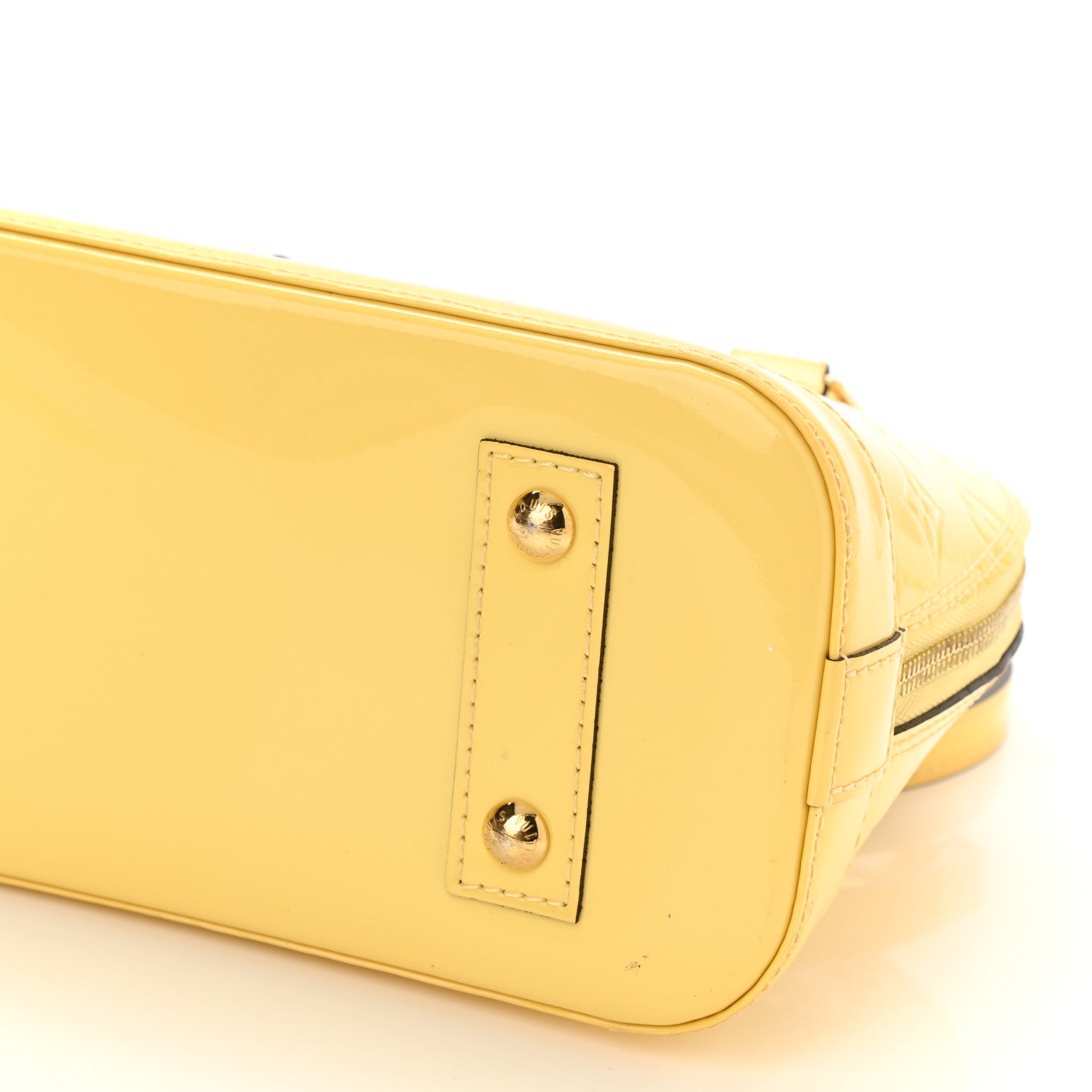 Louis Vuitton Vernis Alma BB Citrine 8 of 10