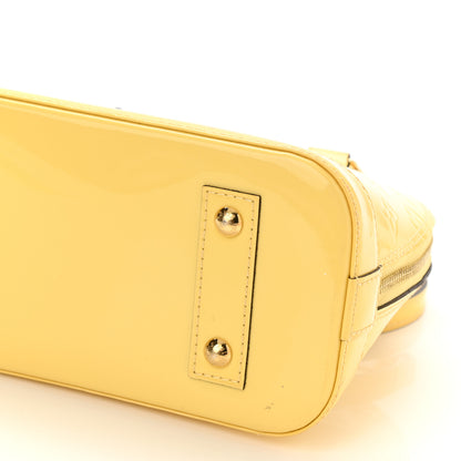 Louis Vuitton Vernis Alma BB Citrine 8 of 10