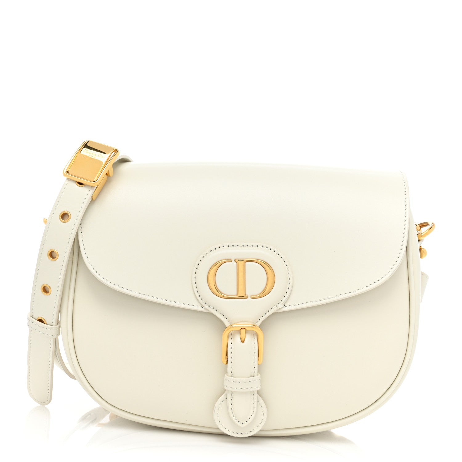 Christian Dior Box Calfskin Medium Bobby Flap Latte 1 of 14