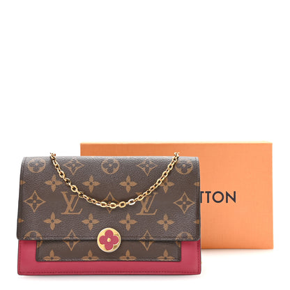Louis Vuitton Monogram Flore Chain Wallet Fuchsia 11 of 11