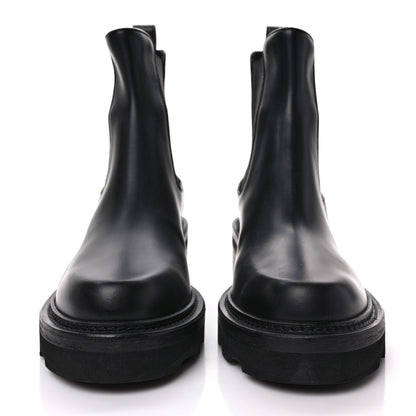 Louis Vuitton Calfskin Monogram Beaubourg Ankle Boots 39.5 Black 2 of 9