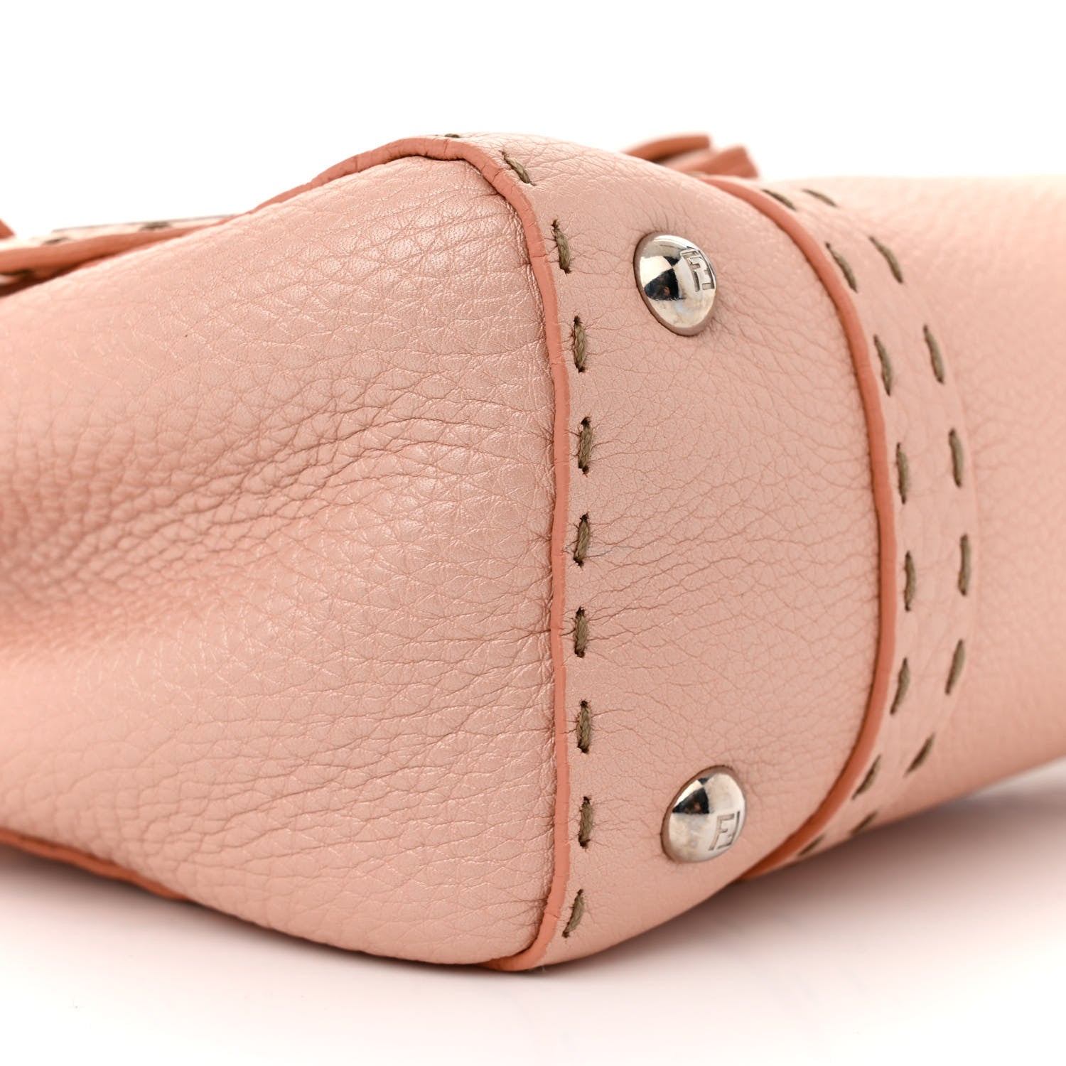 Fendi Cuoio Romano Selleria Mini Linda Satchel Cipria 9 of 16