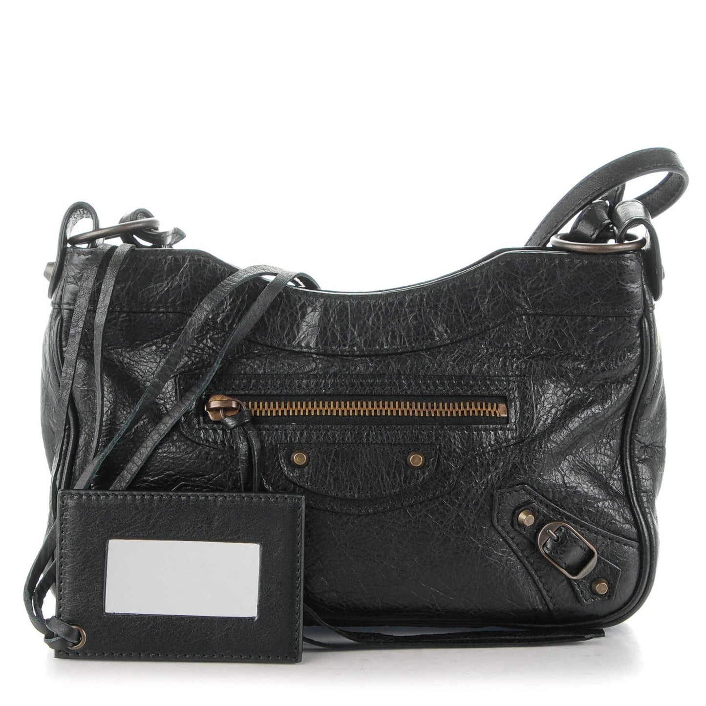 Agneau Classic Hardware Hip Black