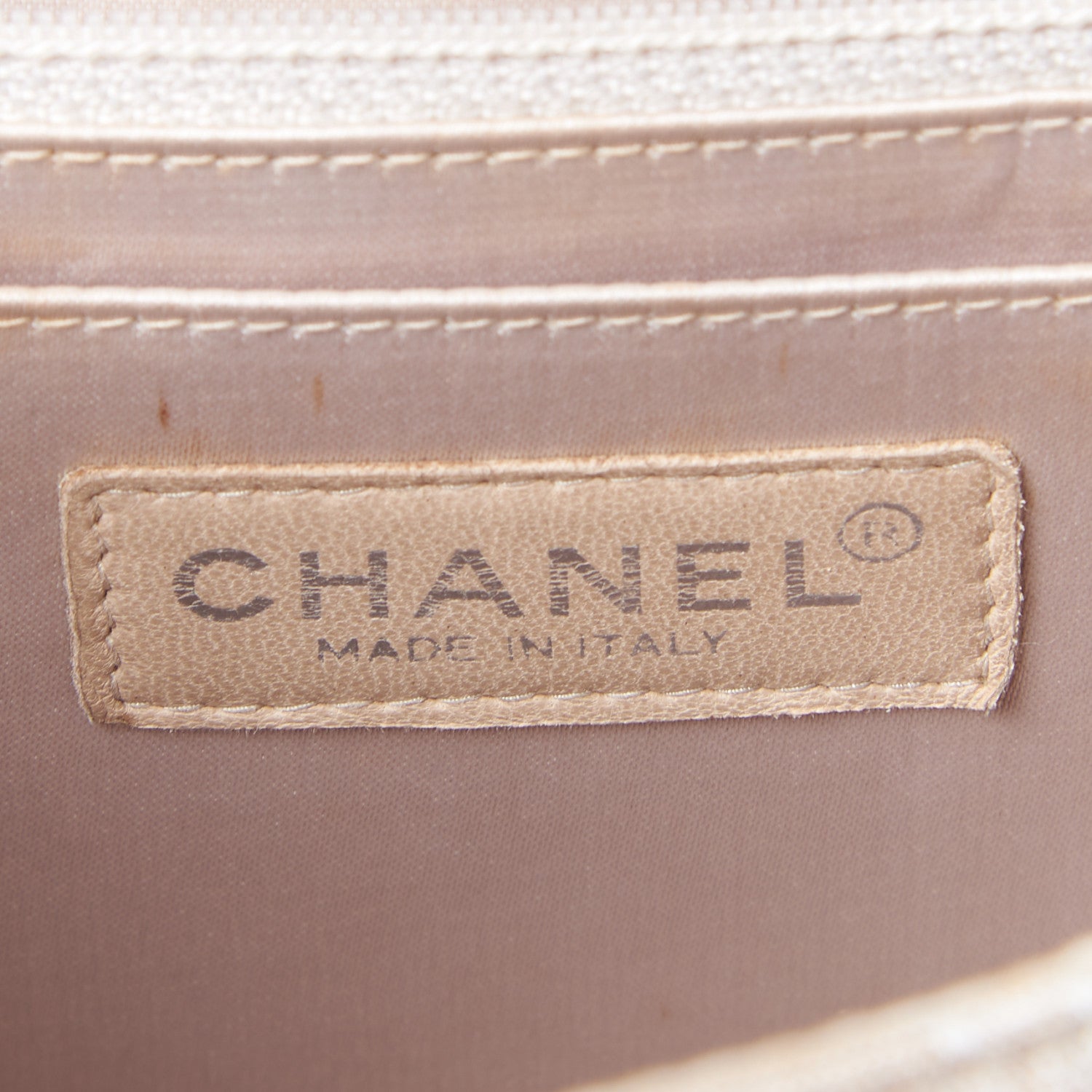 Chanel Nylon Medium Travel Flap Light Beige 9 of 11