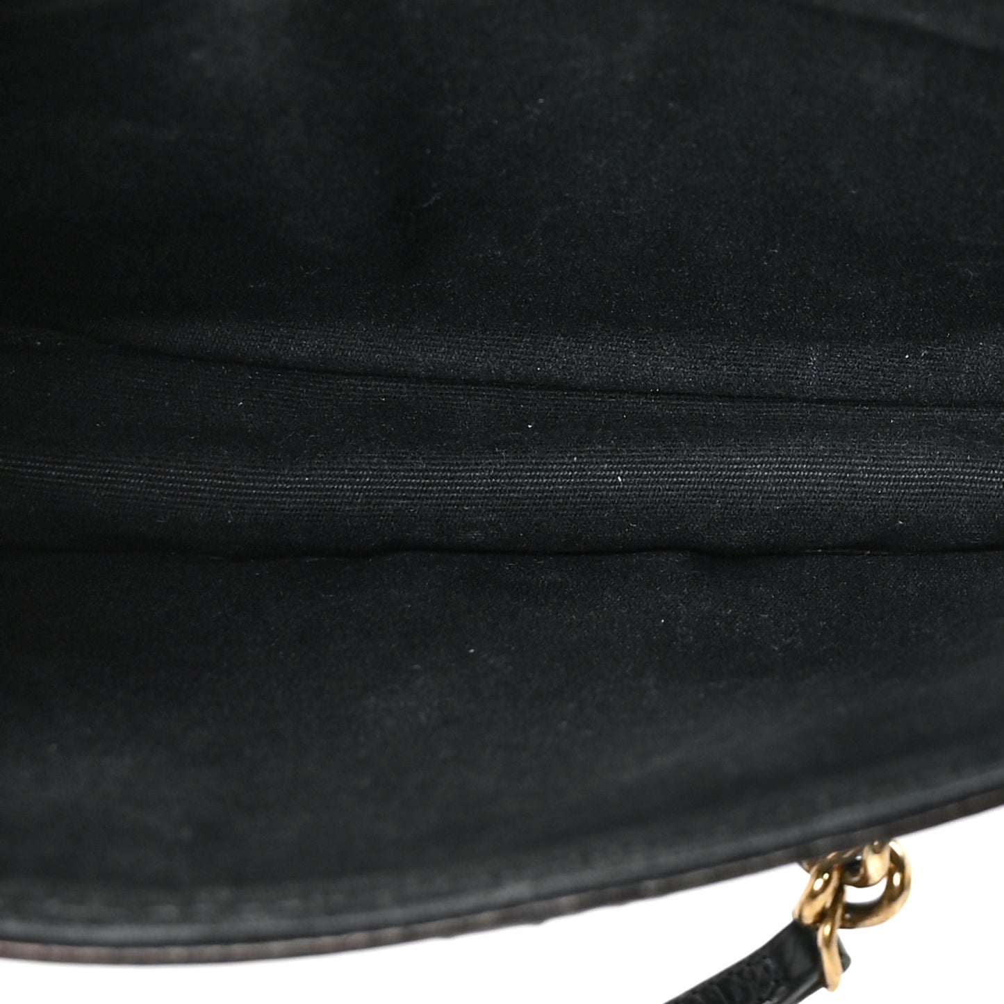 Glazed Calfskin Quilted Rita Top Handle Flap Black