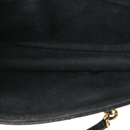 Chanel Glazed Calfskin Quilted Rita Top Handle Flap Black 5 of 9
