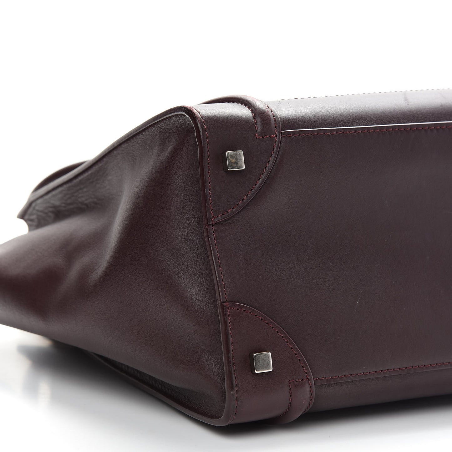 Smooth Calfskin Mini Luggage Burgundy