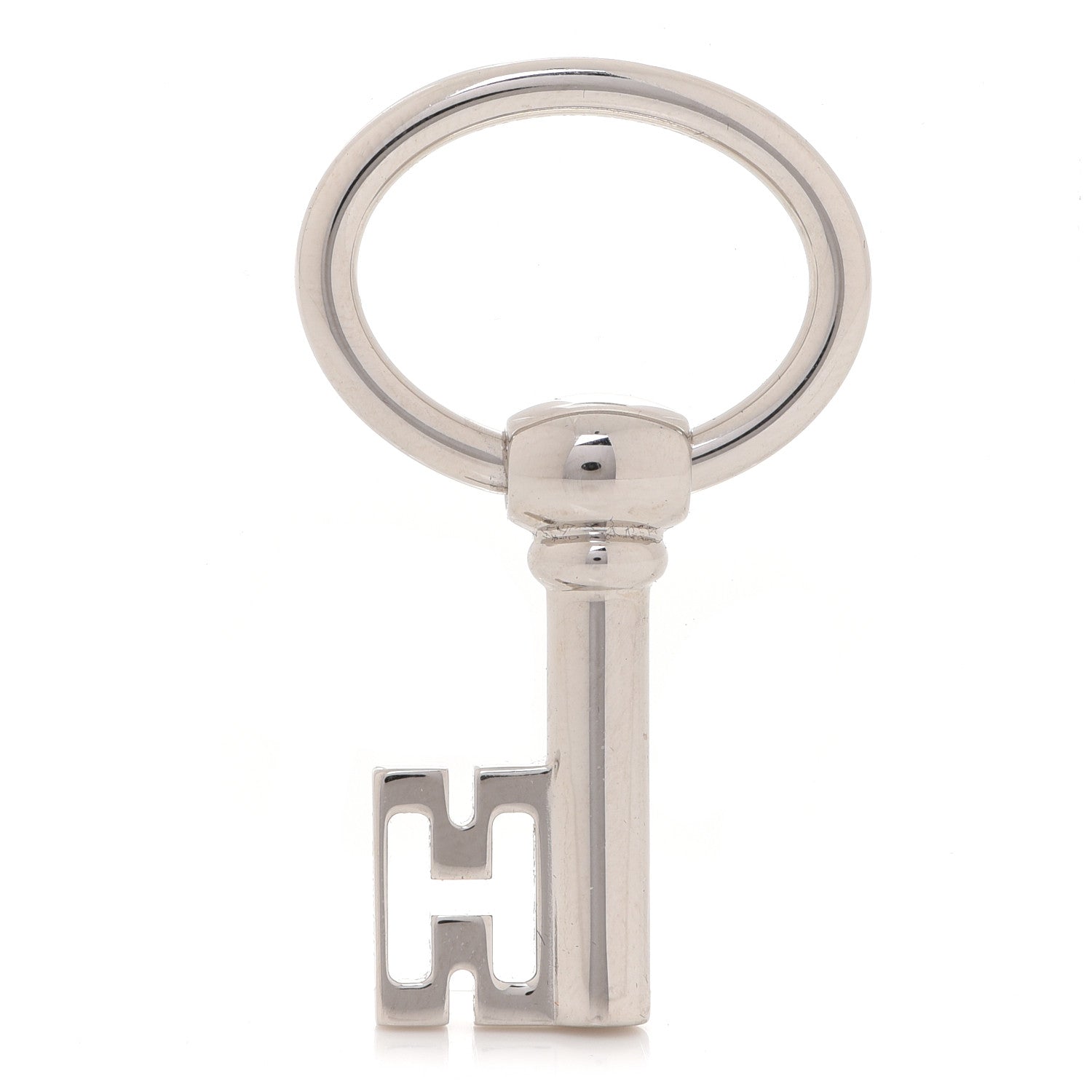 Hermes Palladium Curiosite Cle H Charm 1 of 5