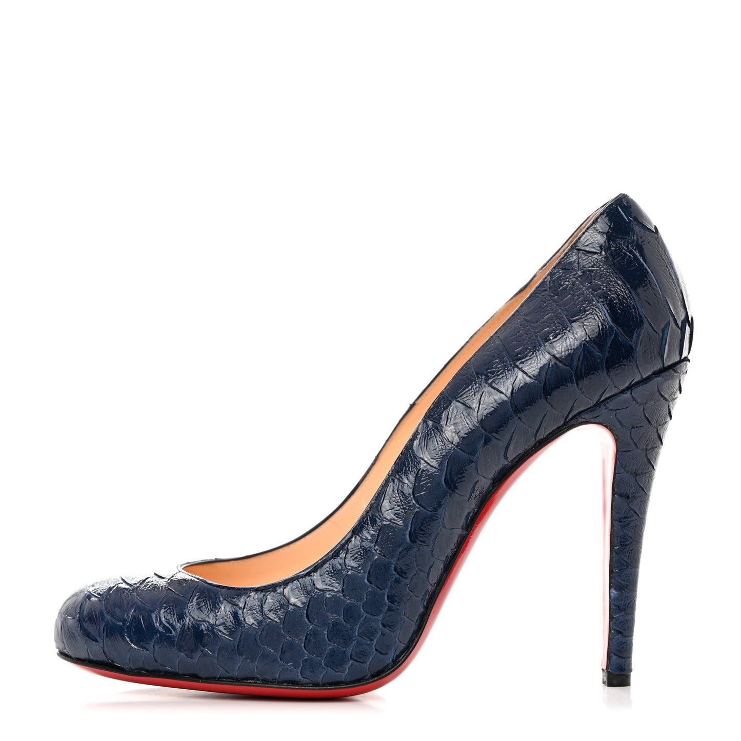 Snakeskin Ron Ron 100 Pumps 39 Navy