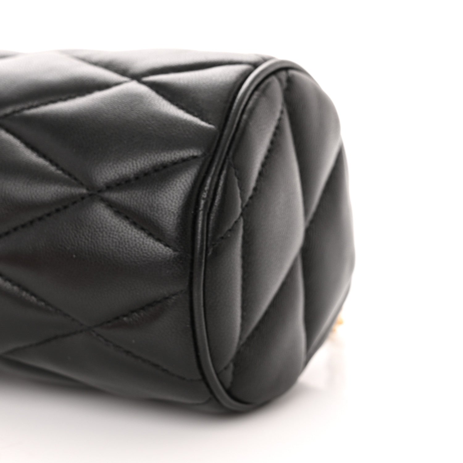 Saint Laurent Lambskin Monogram Mini Sade Tube Bag Black 10 of 10