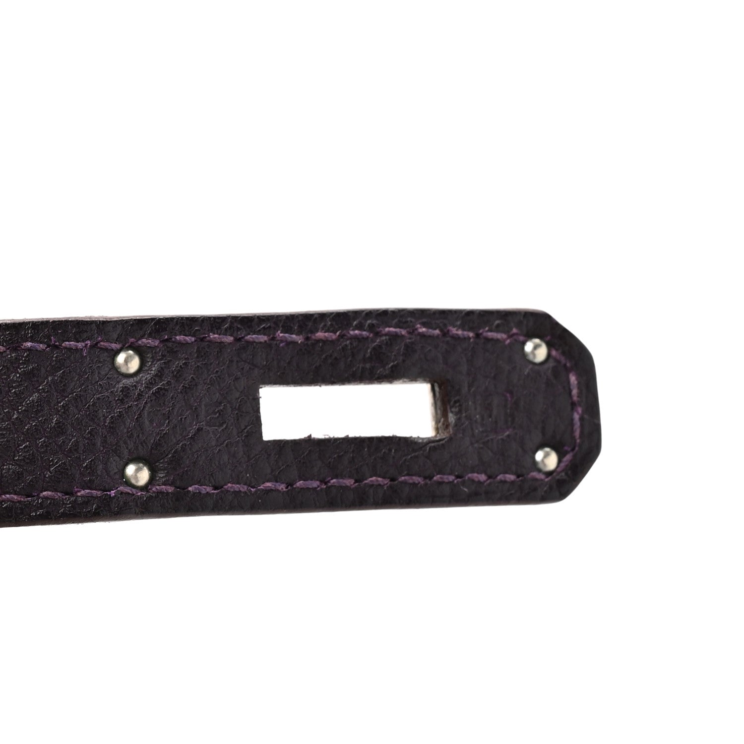 Hermes Togo So Kelly 26 Raisin 7 of 10