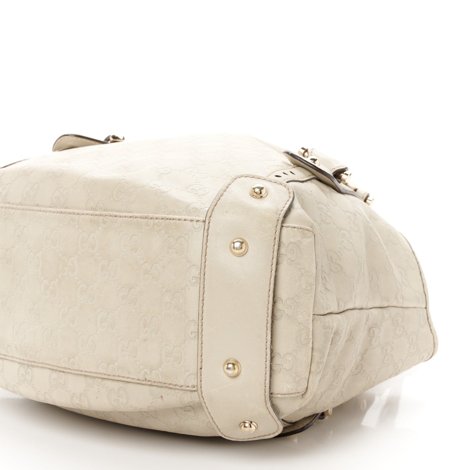 Gucci Guccissima Small Pelham Shoulder Bag Off White 11 of 14