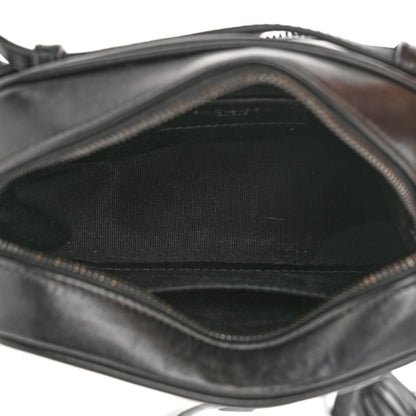 Saint Laurent Calfskin Matelasse Monogram Lou Belt Bag Black 5 of 11