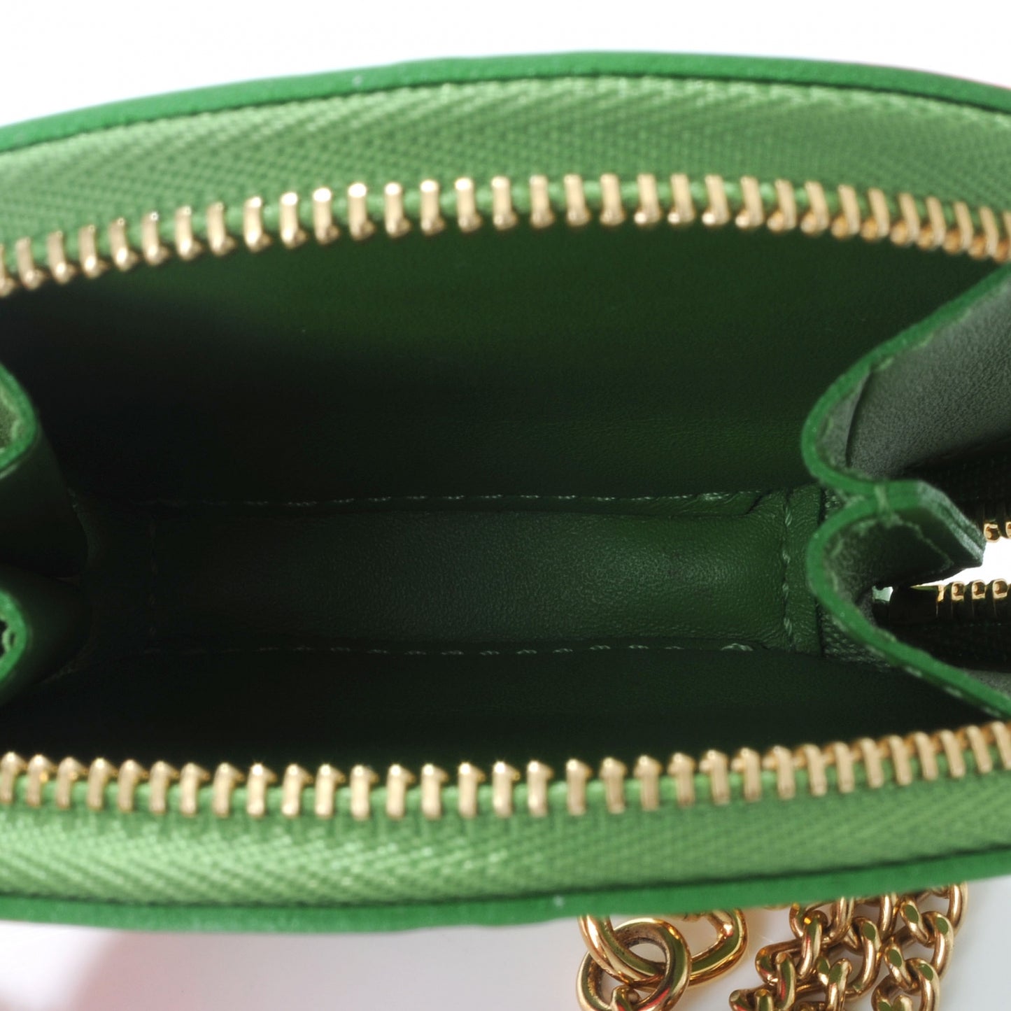 Vernis Roses Chapeau Coin Purse Vert Tonic
