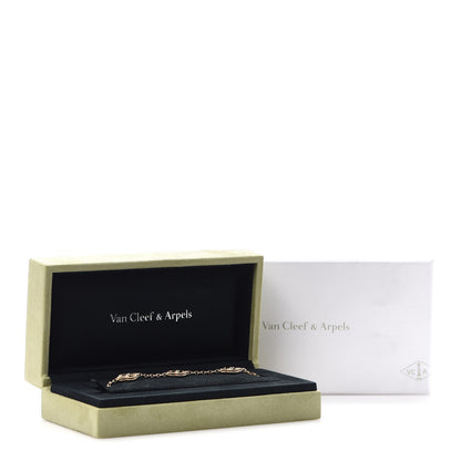 Van Cleef & Arpels 18K Yellow Gold 5 Motifs Guilloche Vintage Alhambra Bracelet 7 of 8