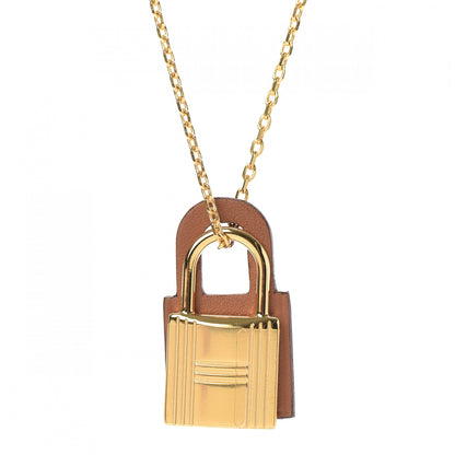 Hermes Swift Small O'Kelly Pendant Necklace Gold 6 of 7