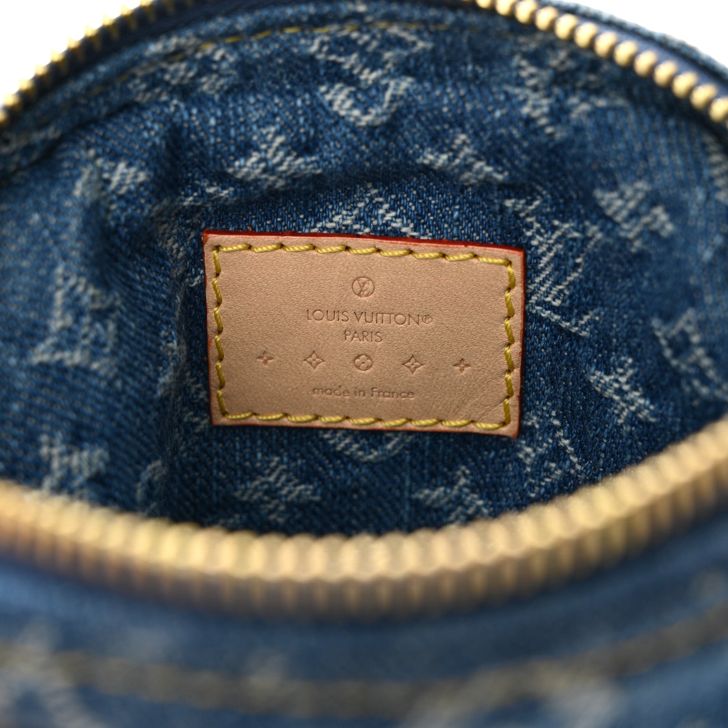 Louis Vuitton Denim Fairfax Pochette Blue 6 of 9