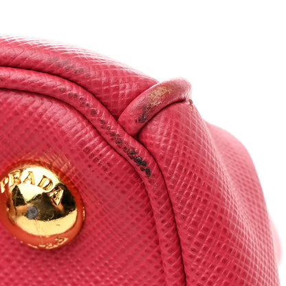 Prada Saffiano Medium Galleria Double Zip Tote Peonia 12 of 14