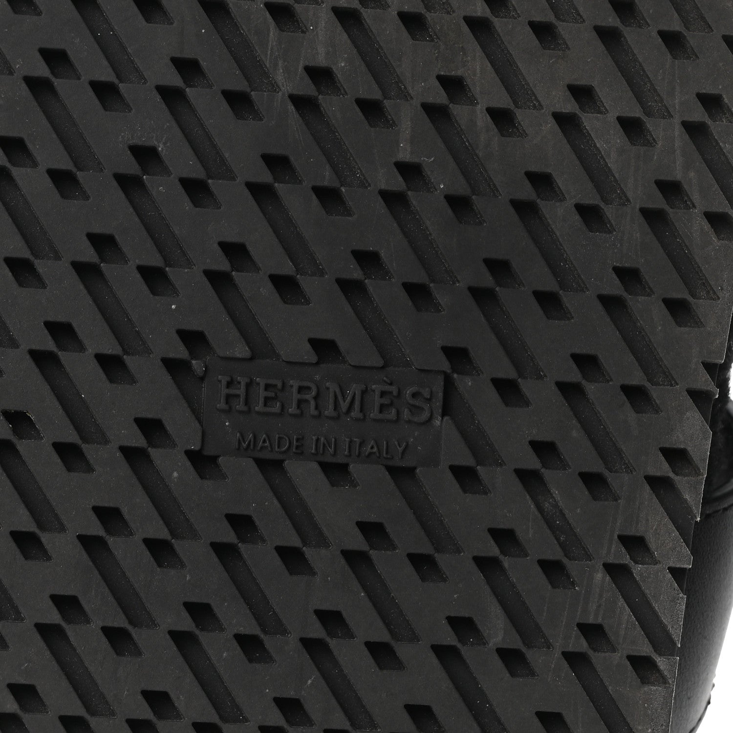 Hermes Calfskin Woolskin Womens Chypre Sandals 39 Black 7 of 10