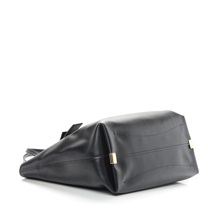 Chloe Shiny Calfskin Suede Medium C Zipped Tote Black 3 of 8