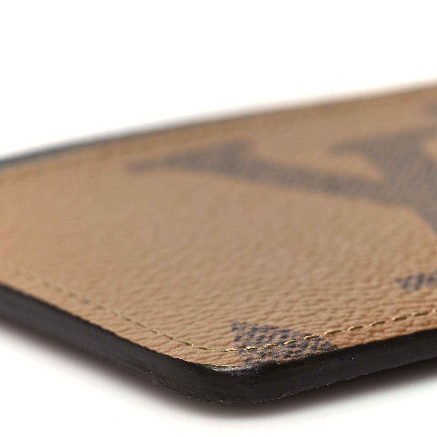 Reverse Monogram Side Up Card Holder