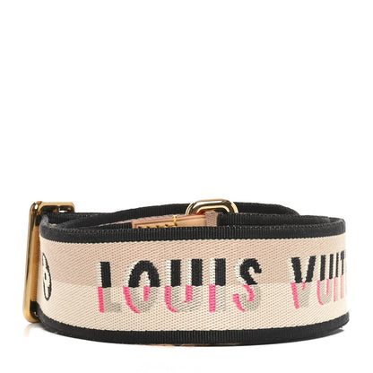 Louis Vuitton Jacquard Speedy Bandouliere 20 Shoulder Strap Black 2 of 4